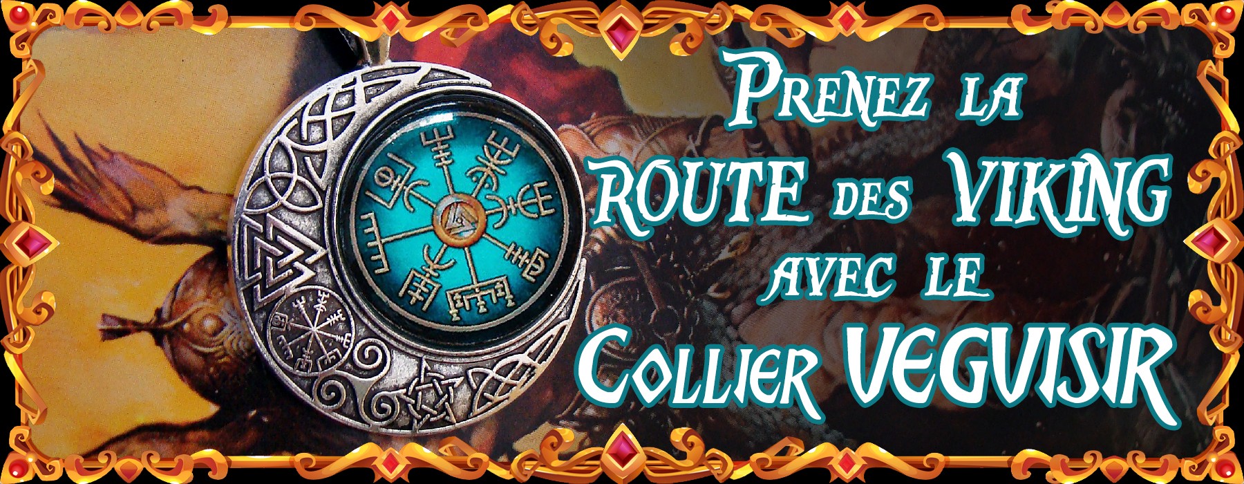 Collier Vegvísir